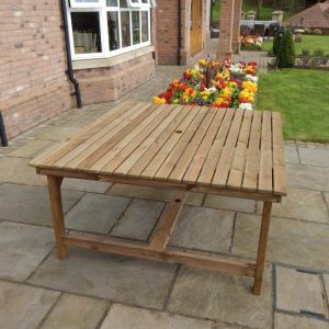 5ft Wooden Square Table